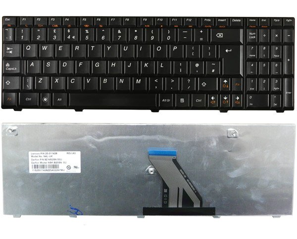 Black New UK keyboard for LENOVO G560 G565 Series